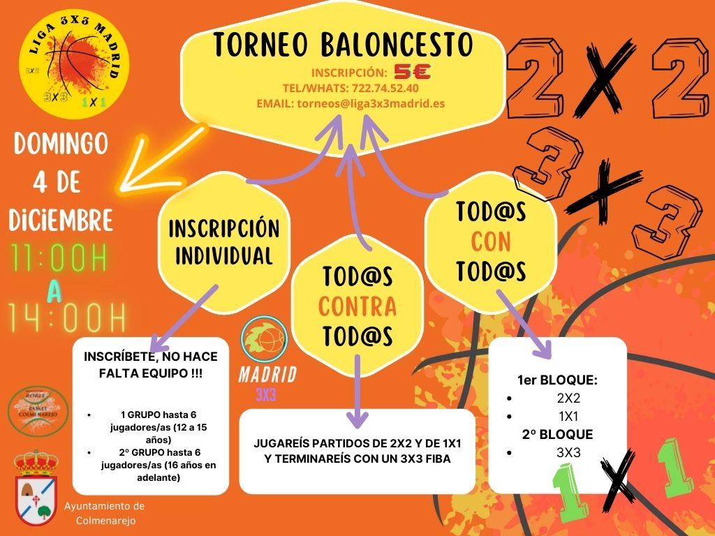 Torneo 2x1x3 Domingo 4 de diciembre – Inscripciones abiertas !!!! de 11 a 14:00h